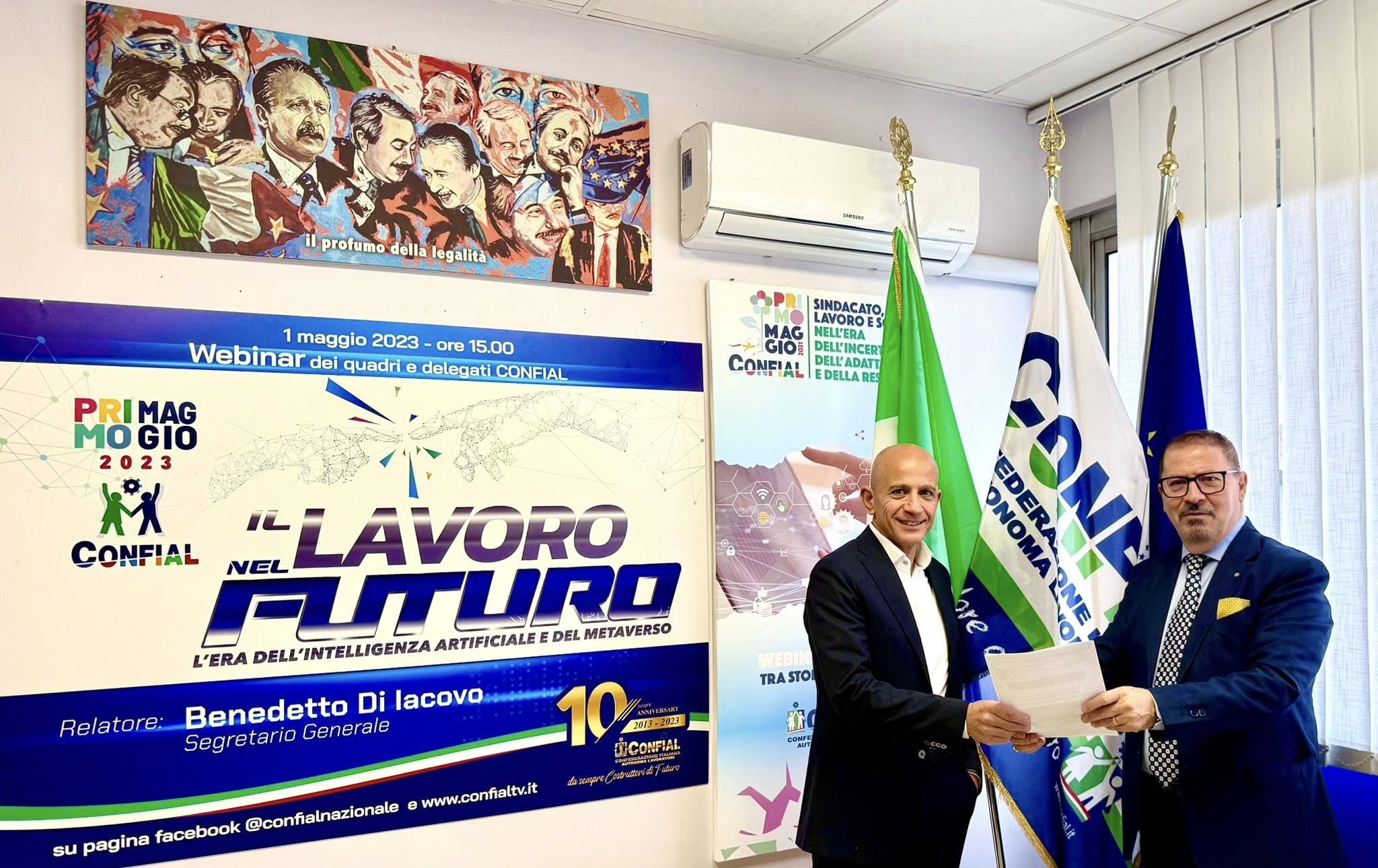 Confial FCS e UniCal: Accordo per Precari e Welfare Personale - Benedetto Di Iacovo e Attilio Bombardieri