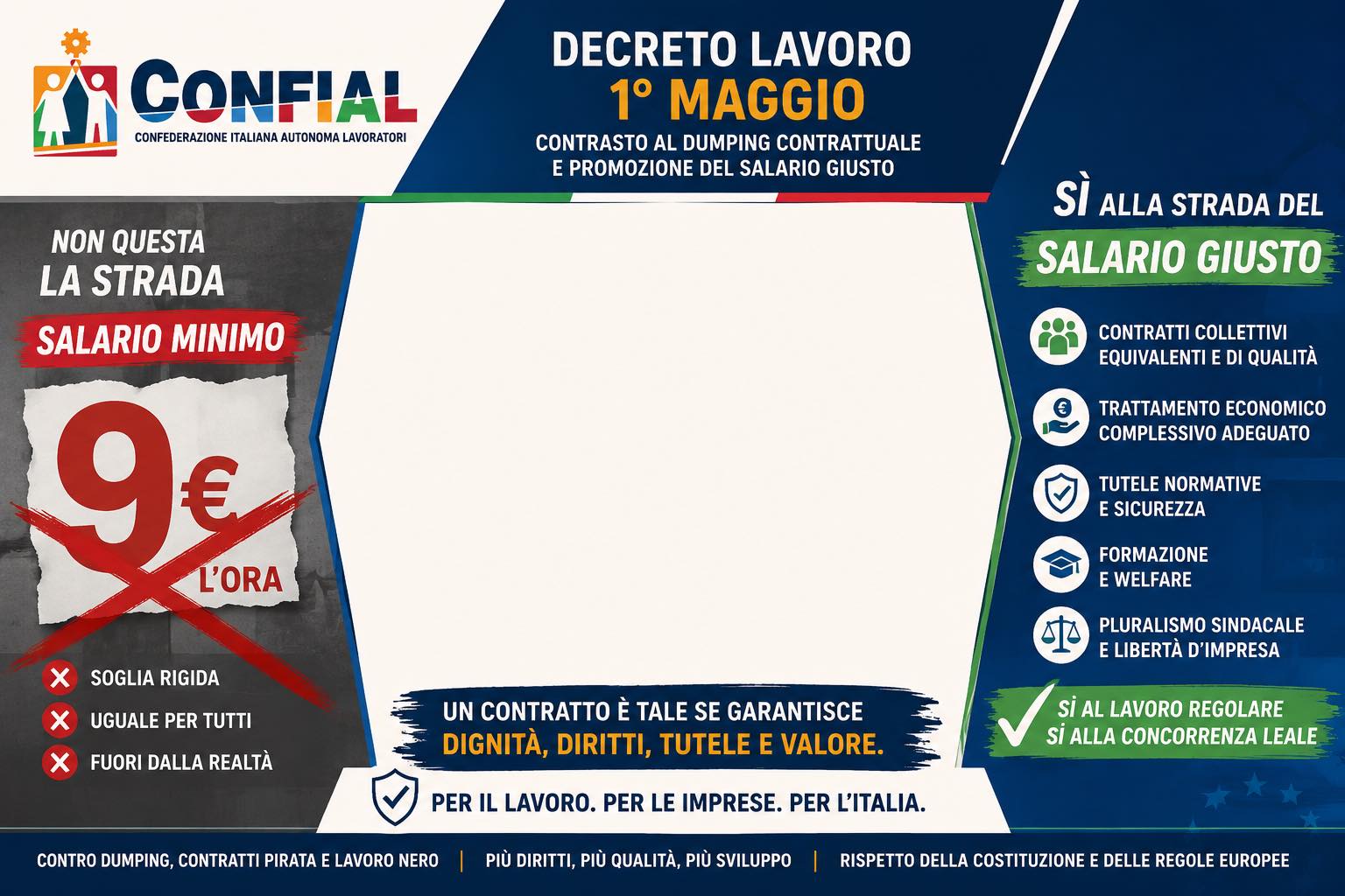 Salario giusto e contrattazione: no al monopolio, sì alla qualità del lavoro - CONFIAL TV