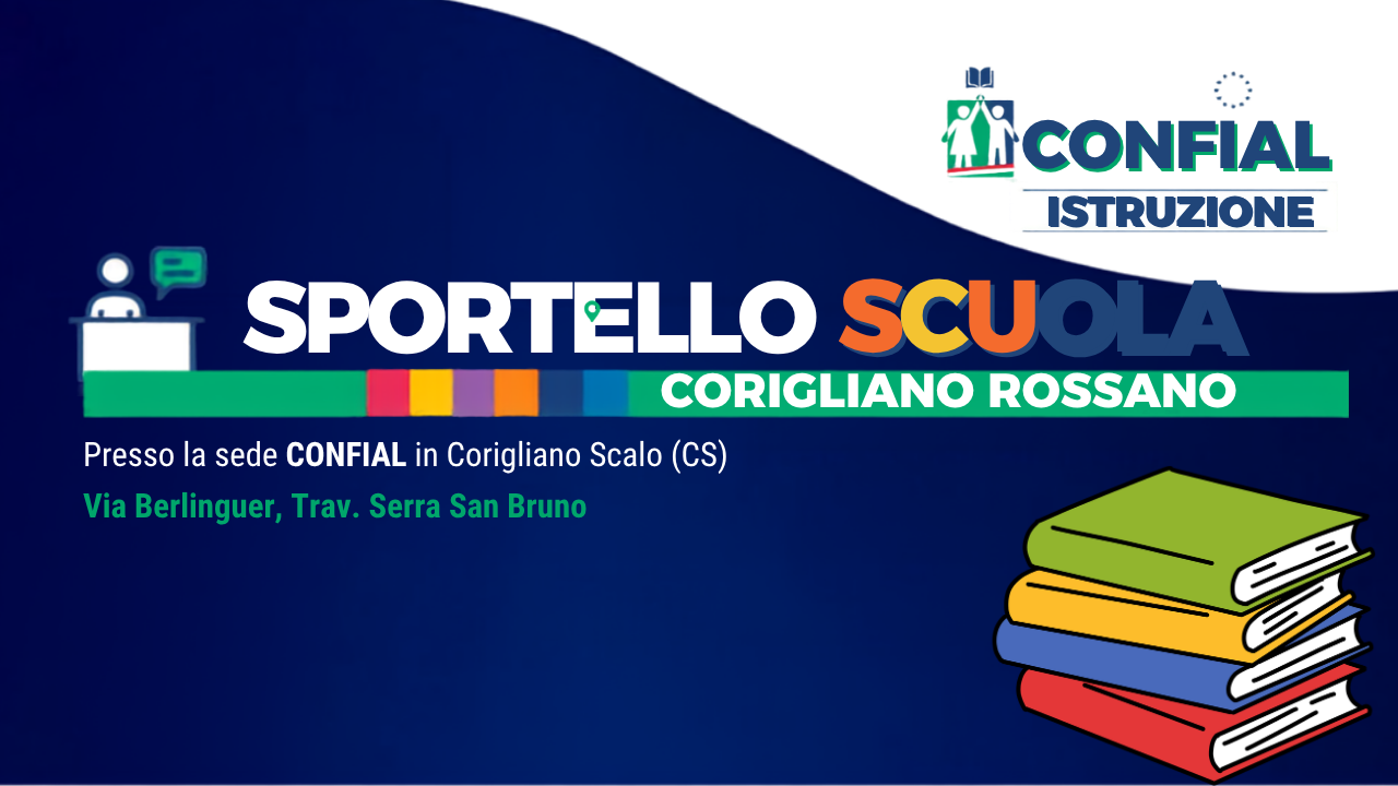 Sportello Scuola CONF.I.A.L. apre a Corigliano Scalo